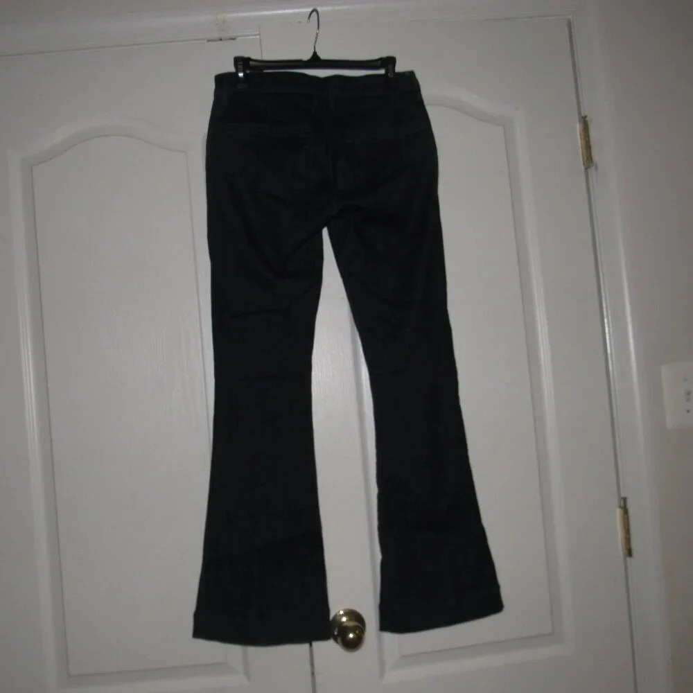 EXPRESS JEANS Mia Slim Flare Mid-Rise Dark Wash Jeans Size 4R - Picture 4 of 7